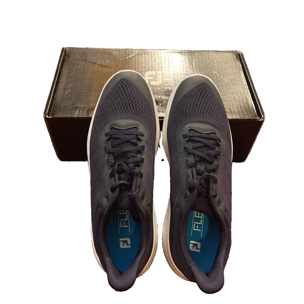 FJ Flex Footjoy Golf Shoes Mens Size 10.5 M Athletic Sneakers Blue NEW